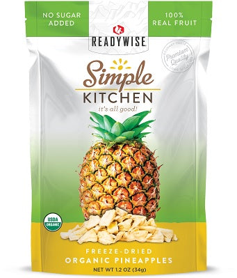 Organic Freeze-Dried Pineapples - 6 Pack
