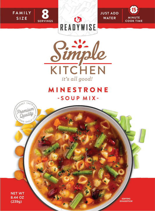 MINESTRONE - Soup Mix - 6 Ct Case - 8 Servings
