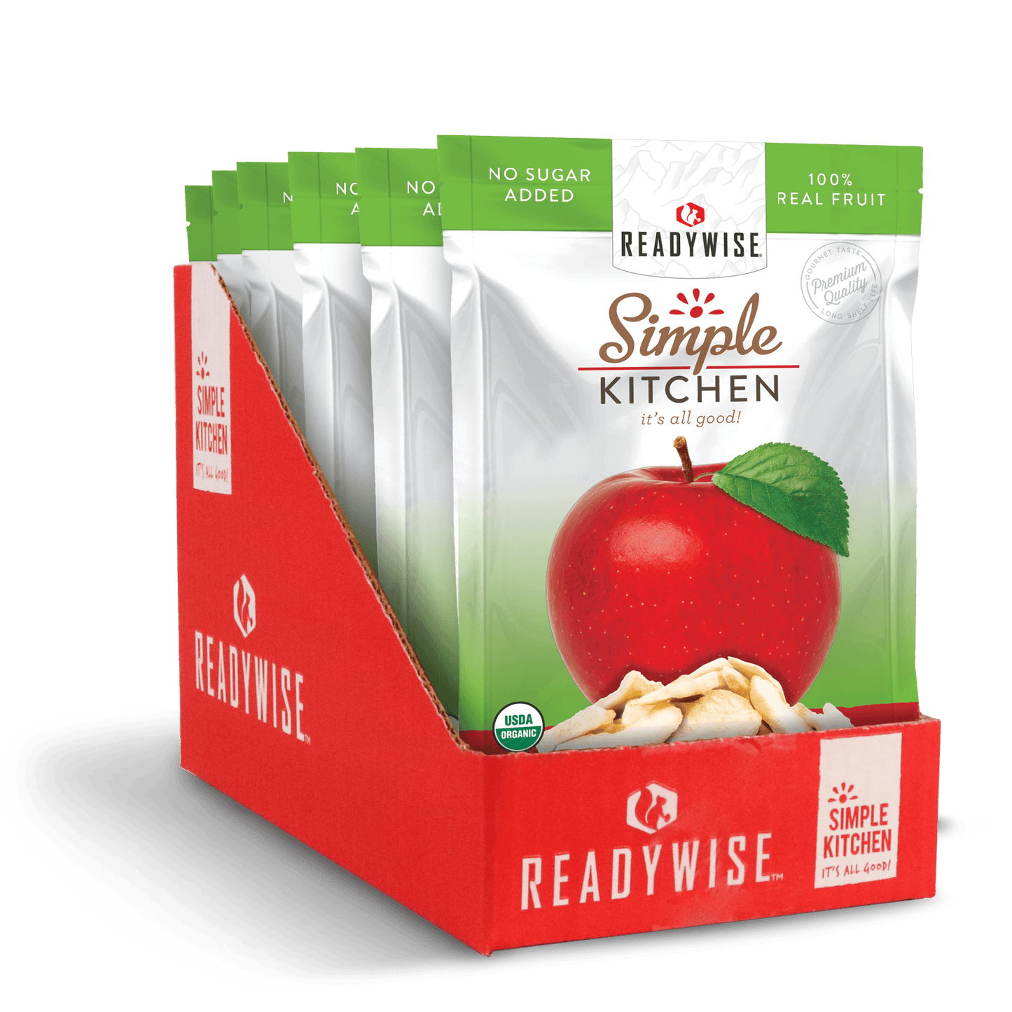 Simple Kitchen Organic Freeze-Dried Apples - 6 Pack - Simple Kitchen Foods