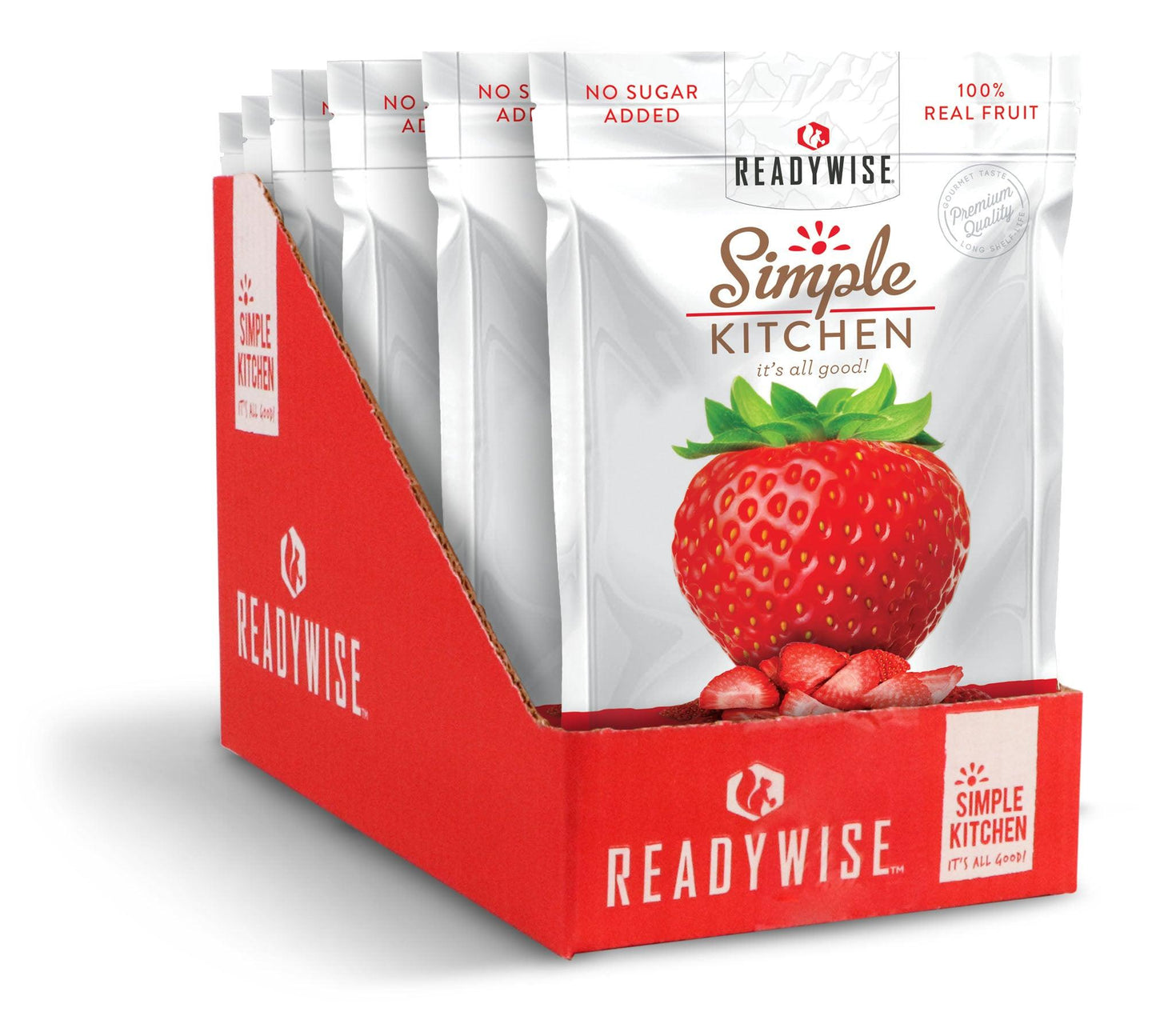 Freeze-Dried Strawberries - 6 Pack - Simple Kitchen Foods