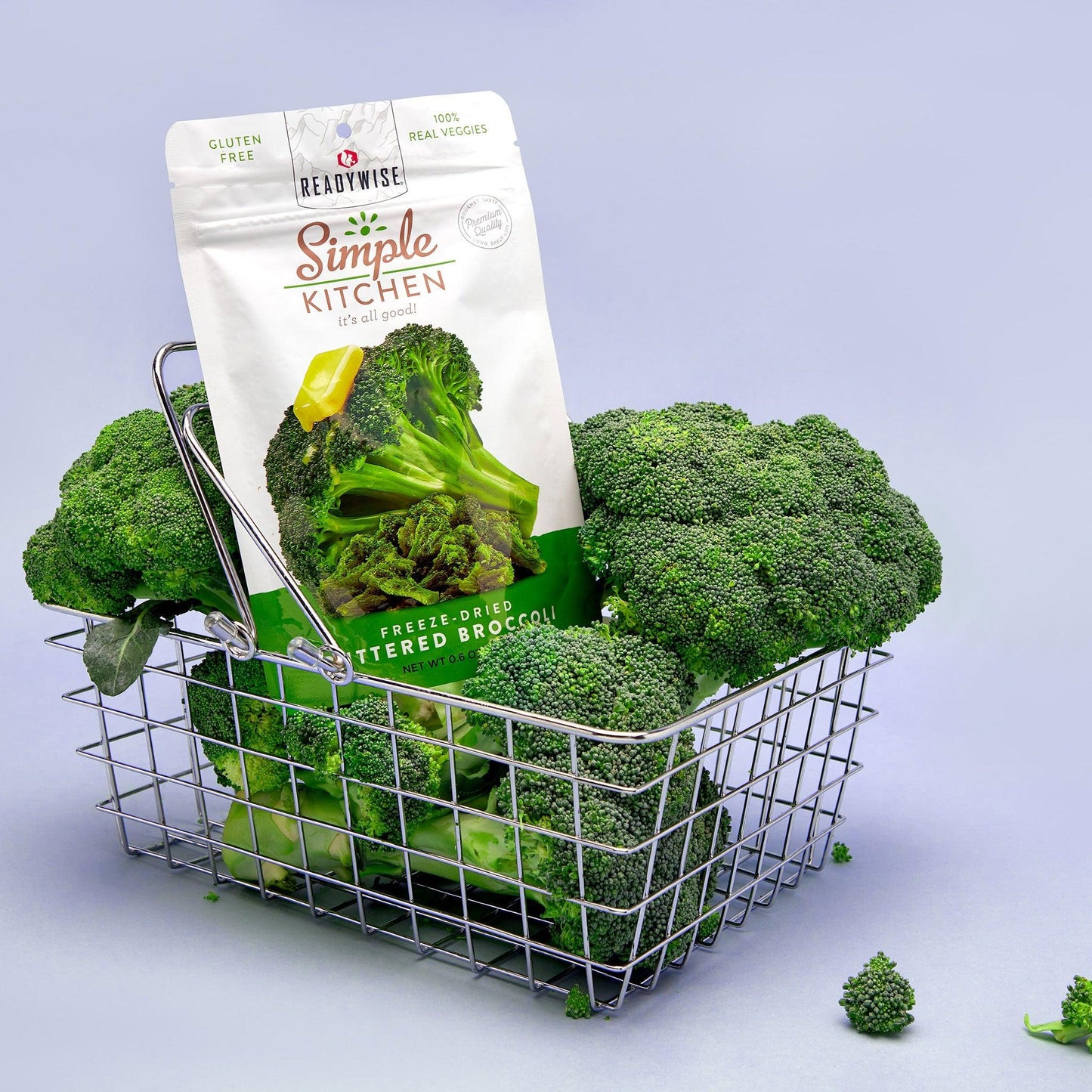 Simple Kitchen Buttered Broccoli - 6 Pack - Best Tasting Veggie Snack