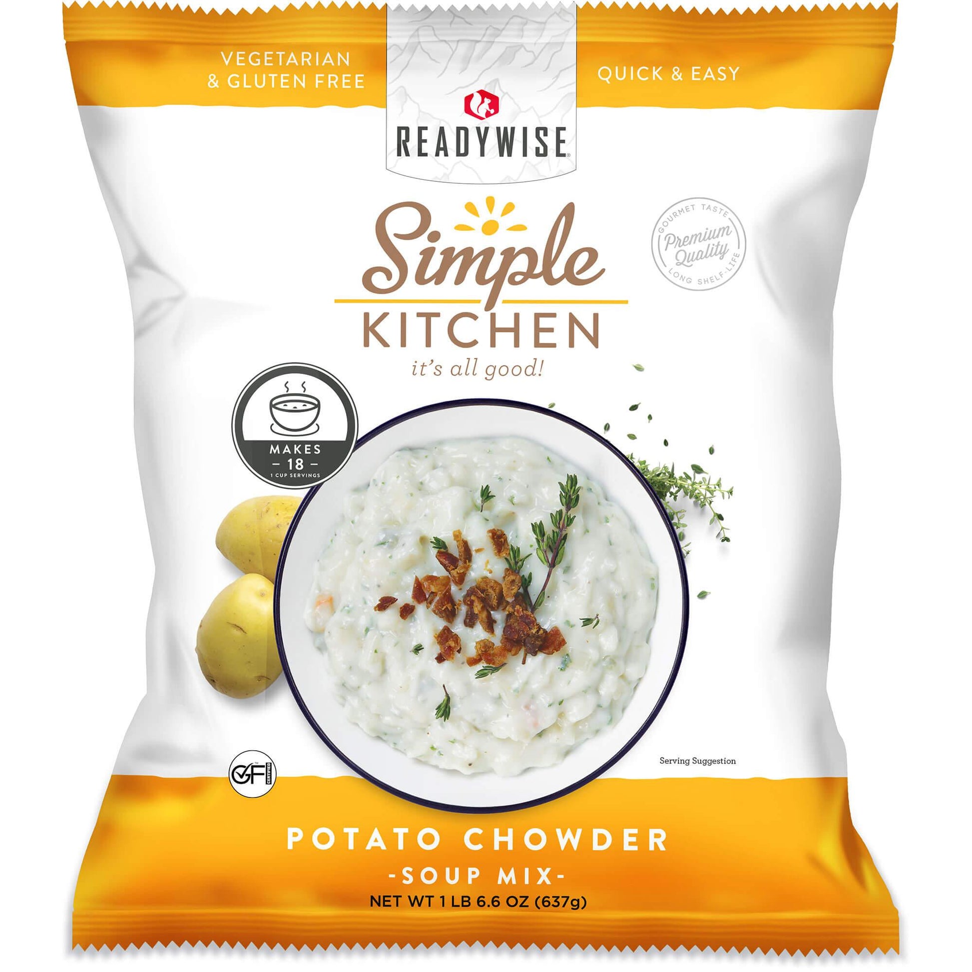 ReadyWise Simple Kitchen Food Service - Dry Soup potato chowder